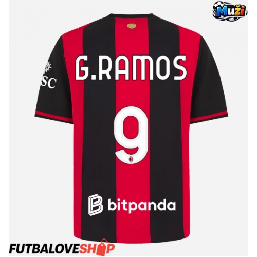 Dres AC Milan Goncalo Ramos #9 Domáci 2026-27 Krátky Rukáv